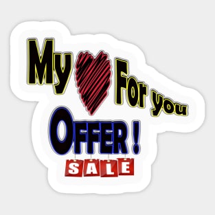 Mamma Mia- my heart for you Sticker